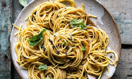 Garlic Basil Pasta