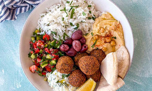 Falafel Rice Plate